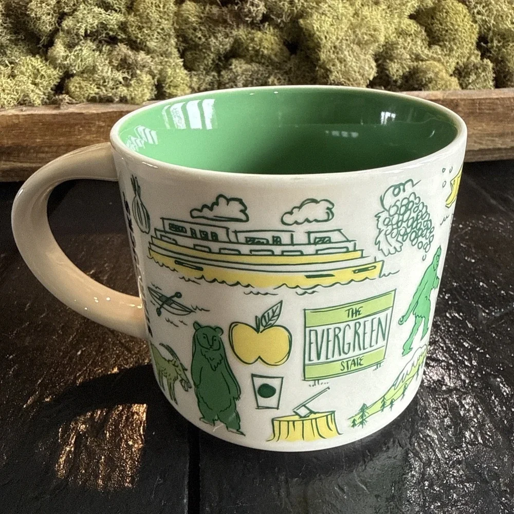 STARBUCKS Been There Series Across The Globe Collection 2018 WASHINGTON Cup Mug